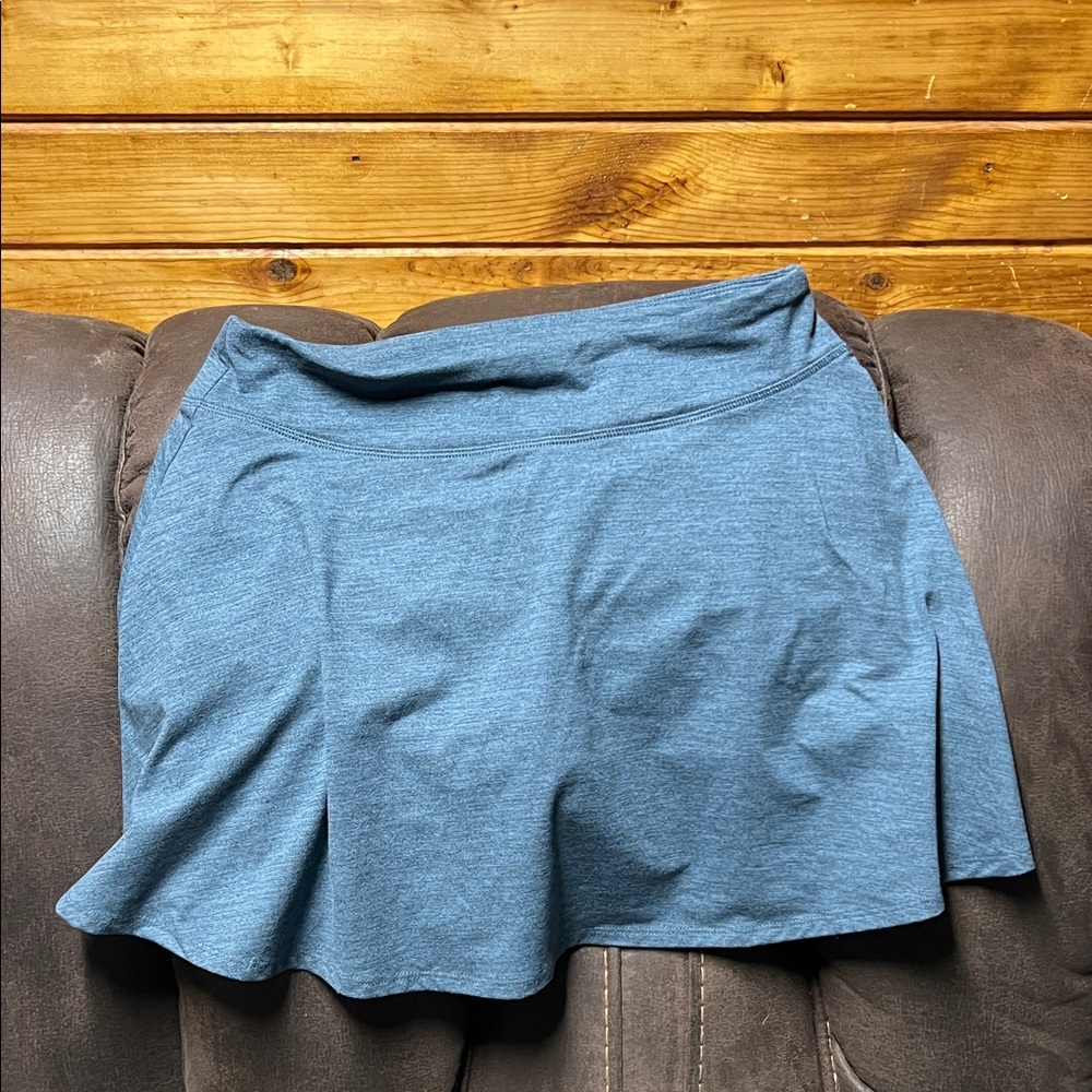 Athletic Blue Skater Skort
